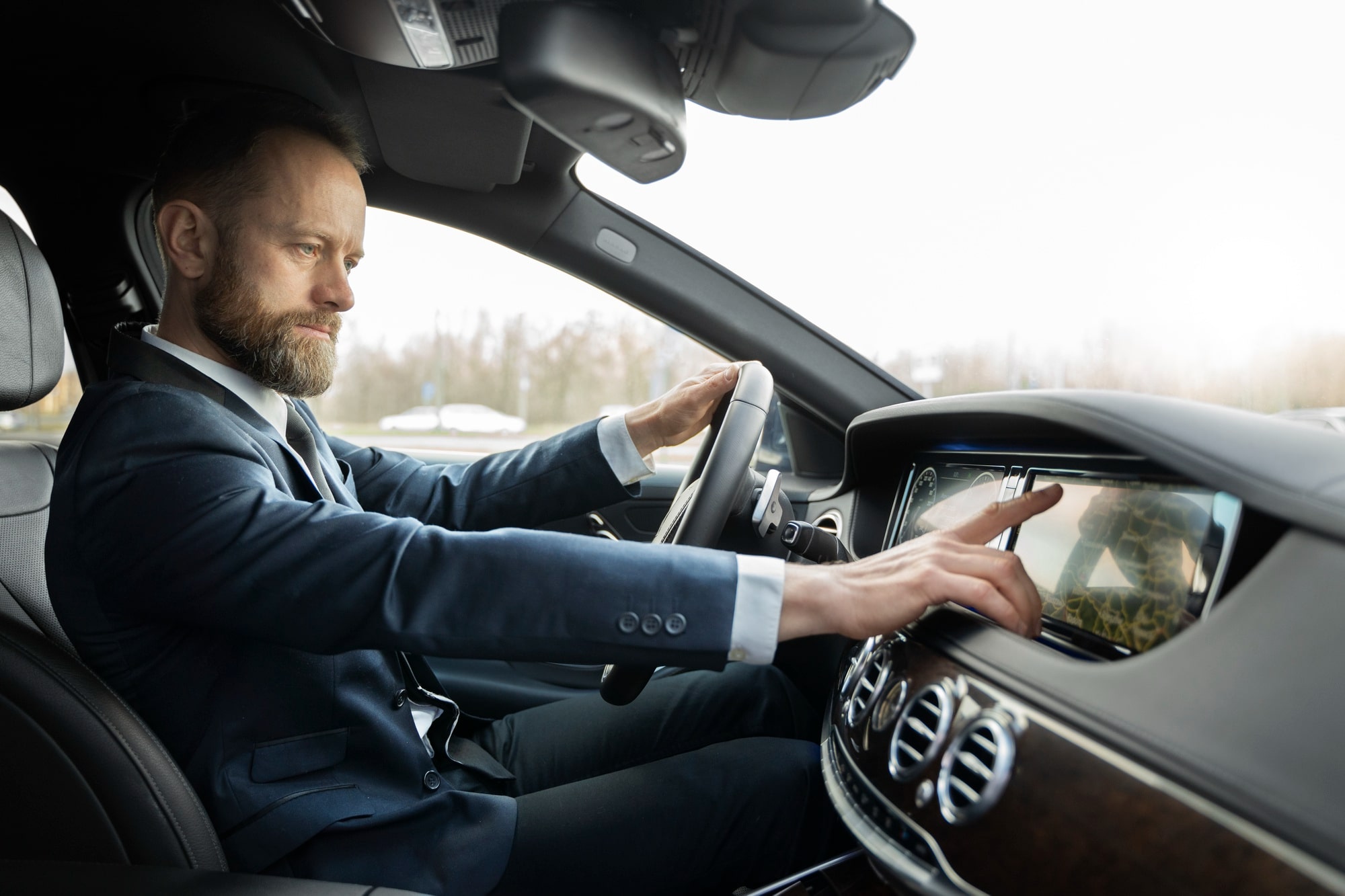 Samochód z kierowcą